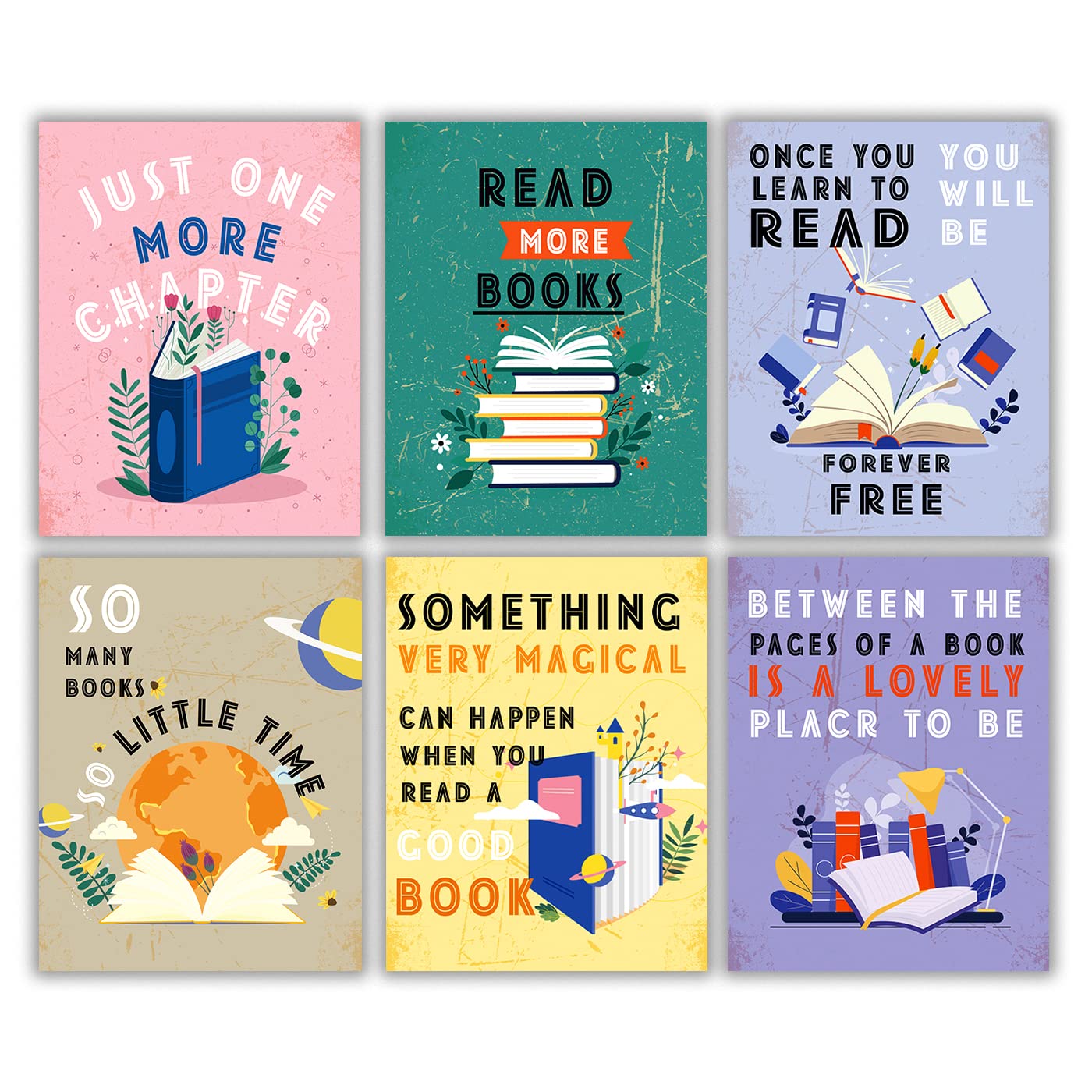 Amazon.com: MTL HOE Inspirational Reading Posters Motivational